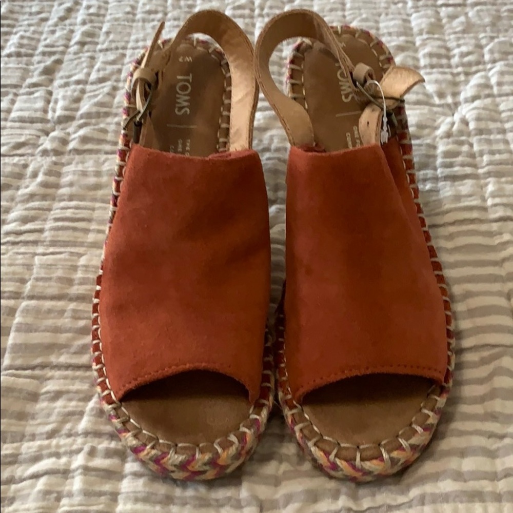 Monica Suede Espadrille Wedge